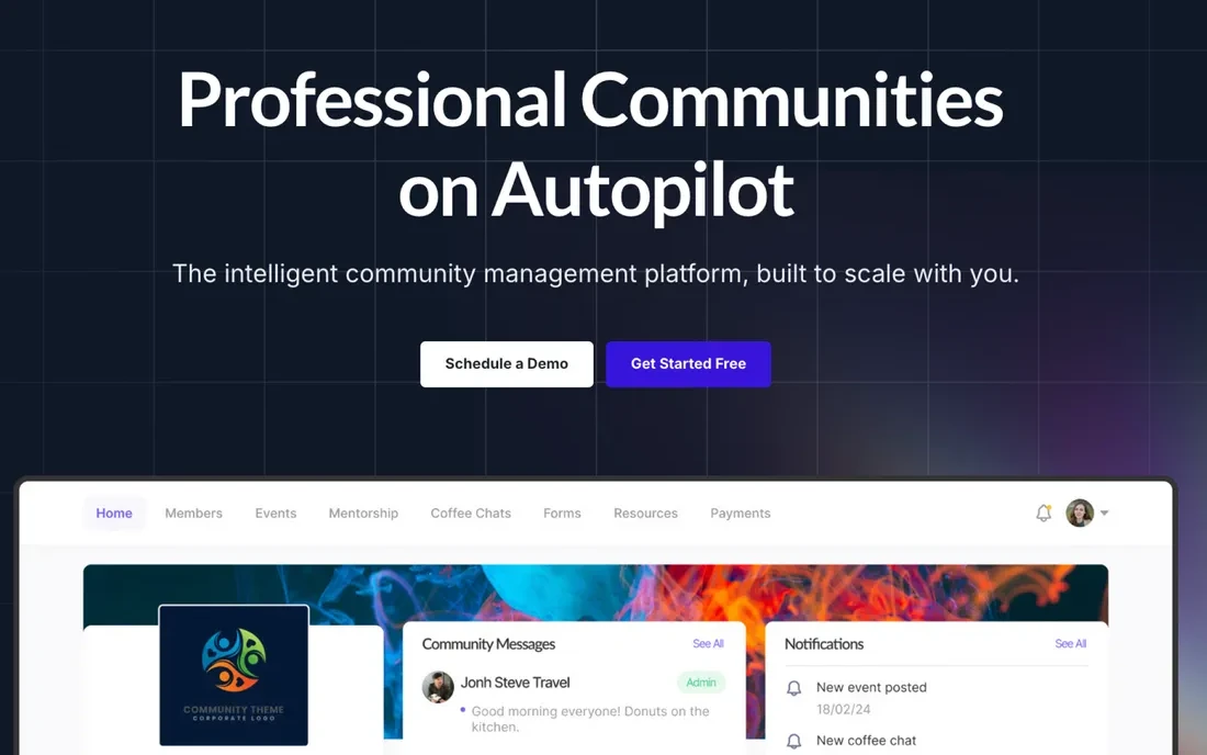 Shaker's existing landing page